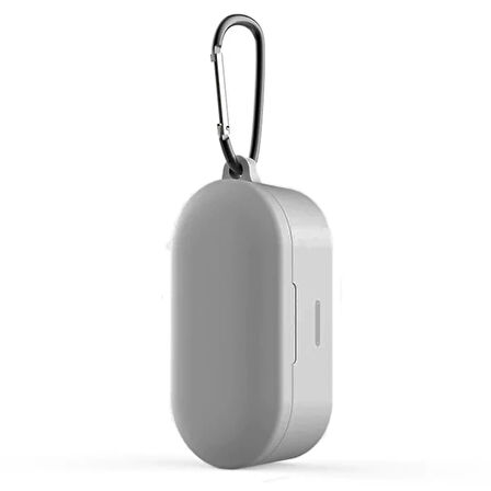 QCY T1S/T2C Bluetooth Kulaklık İçin Silikon Koruma Kılıf+ Anahtarlık-(5775)