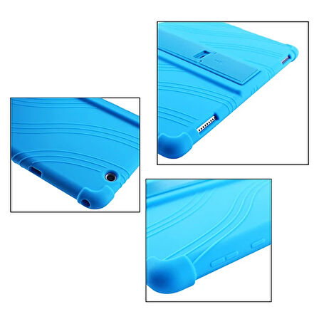 Huawei Mediapad T510 Standlı Silikon Kılıf-(5775)