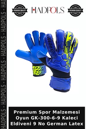 Premium Spor Malzemesi Oyun GK-300-6-9 Kaleci Eldiveni 9 No German Latex