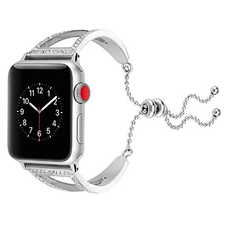 Ally Apple Uyumlu Watch Ultra 49mm 7-8 45mm 6-5-4 44mm Diamond İşlemeli kadın Kordon Kay?