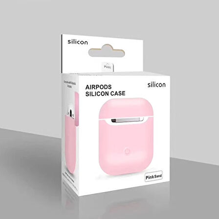 Ally Apple Uyumlu Airpods İçin Soft Silikon Tam Kaplayan Kılıf-(5775)