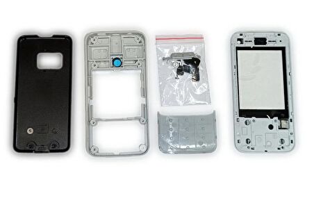 Nokia N81 Kasa Kapak Nokia N81 Siyah Renk Orta Kasa Ön Kapak Arka Kapak Tuş Takımı