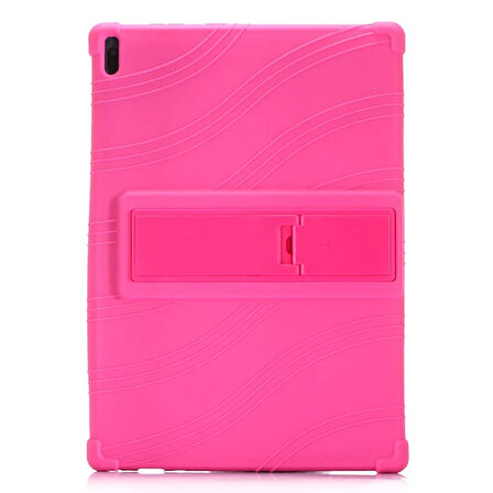 Lenovo Tab E10 TB-X104F Tab 4 10.1 Inch Tablet Standlı Silikon Kılıf-(5775)