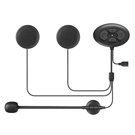 ALLY DK11 Motosiklet Kask Kulaklık Bluetooth 5.0 Kulaklık FM Radyo IP54 Su Geçirm