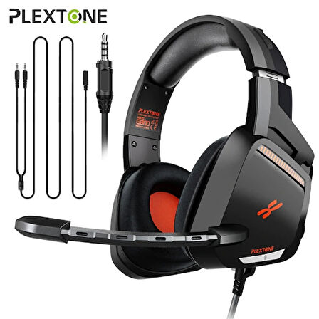 Plextone G800 3.5mm Teleskopik Kablolu Gaming Oyuncu Kulaklığı-(5775)