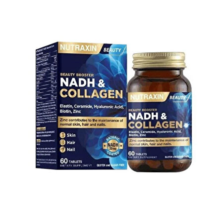 Nutraxin Beauty Nadh, Resveratrol İçeren Takviye Edici Gıda60 Tablet