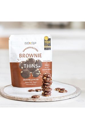 3'lü Naturiga Glutensiz Brownie Kraker 40 Gr