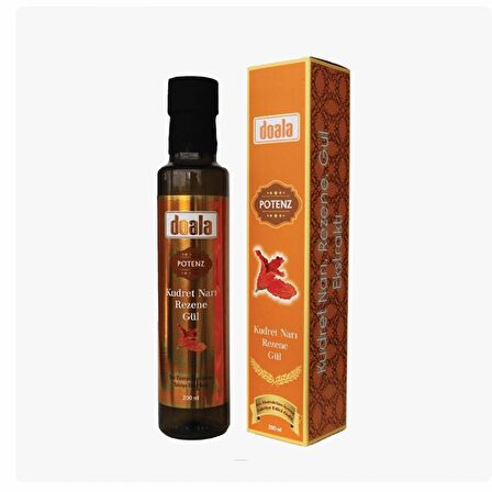 NEŞE NATURAL POTENZ KUDRET NARI-REZENE-GÜL SIVI EKSTRAKTI 200 ML