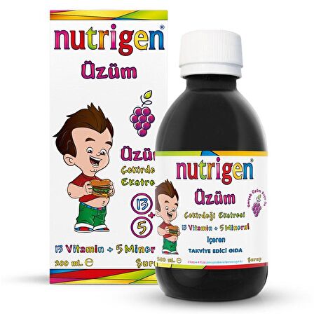 Üzüm Çekirdeği Ekstreli Şurup 200 ml