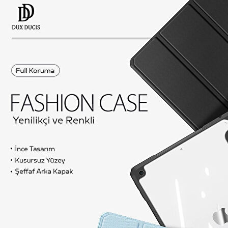 Dux Ducis iPad 7-8 -9 10.2 (201920202021) Kılıf Kalem Bölmeli Toby Series-(5775)