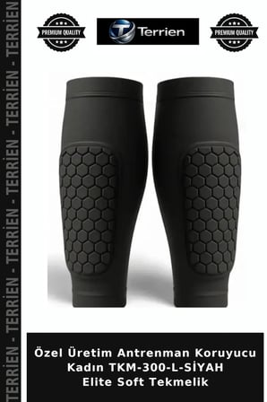Özel Üretim Antrenman Koruyucu Kadın TKM-300-L-SİYAH Elite Soft Tekmelik