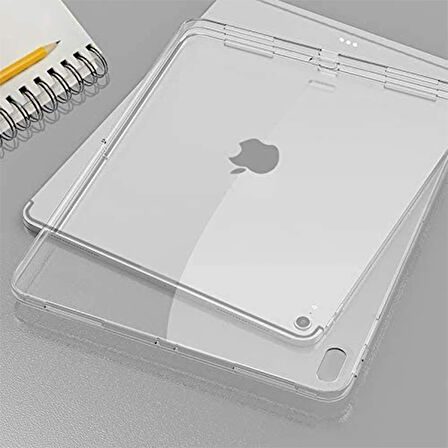 ALLY iPad Pro 11 inch (2021-2020-2018) Ultra Koruma Şeffaf Silikon Kılıf-(5775)