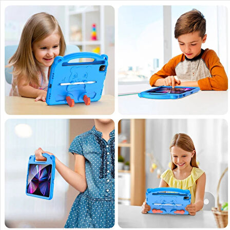 Dux Ducis Panda iPad Pro 11 (2018/2020/2021) iPad Air 4-5 Kılıf Çocuk Shockproof 