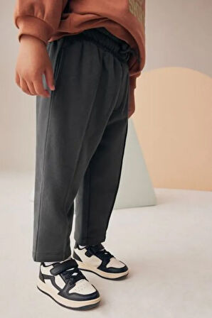 Pamuklu Kızıl Kahve Uzun Kollu Seatshirt Jogger Pantolon Alt Üst Takım