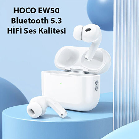 HOCO EW50 TWS Bluetooth 5.3 Stereo Kablosuz Kulakiçi Kulaklık-(5775)