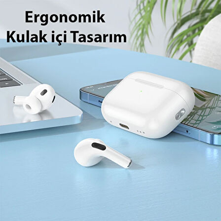HOCO EW50 TWS Bluetooth 5.3 Stereo Kablosuz Kulakiçi Kulaklık-(5775)