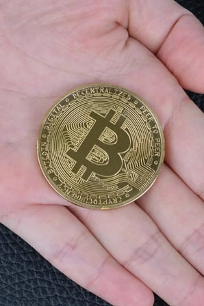 A Kalite Bitcoin Sanal Paranın Madeni Anı Hediyelik Metap Para Yuvarlak Coin