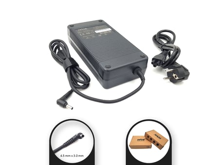 Hp, MSI uyumlu 19.5V 11.8A 230W (4.5*3.0mm) Notebook Adaptör - Mavi Uç / CMADP038