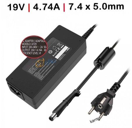 Hp uyumlu 19V 4.74A 90W (7.4*5.0mm) Notebook Adaptörü, Şarj Çihazı / RNA-HC03