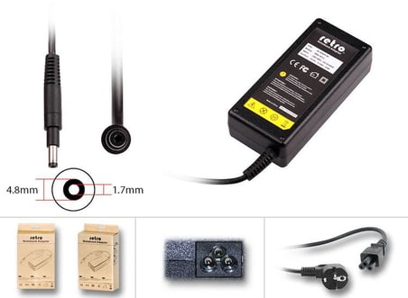 HP Compaq Envy4, Compaq Envy6 19.5V 3.33A 65W Adaptör (4.8*1.7mm) Boğumlu / CUADP063