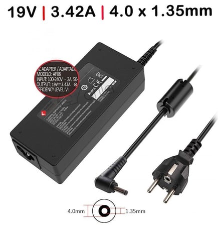 Asus 19V 3.42A 65W (4.0*1.35mm) Notebook Adaptörü, Şarj Aleti Cihazı / RNA-AS05