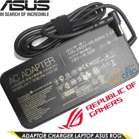 Asus 19.5V, 6.15A / 19V 6.32A / 20V 6A 120W (5.5*2.5mm) Adaptör (Oijinal Tip) CMADP061S