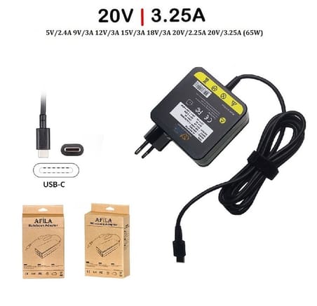 Universal Acer, Asus, Dell, Lenovo 20V 3.25A 65W Type-C, USB-C PD Adaptör / RNA-IB15
