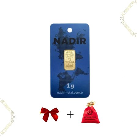 Nadir 1 Adet 1 gr 24 Ayar Altın