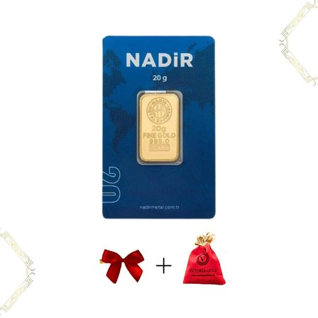 Nadir 1 Adet 20 gr 24 Ayar Altın