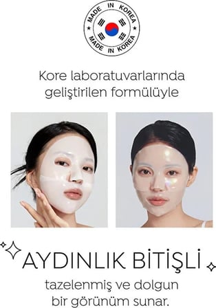 Dermal Seoul Face NAD+ Peptid Hidrojel Nemlendirici Eriyen Maske ve Cica Eriyen Glow Maske Set