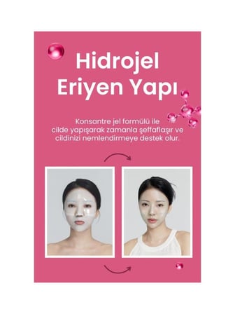 Dermal Seoul Face NAD+ Peptid Hidrojel Nemlendirici Eriyen Maske ve PDRN Eriyen Maske Set