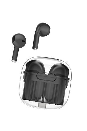 LS-09 Bluetooth 5.3 TWS Kablosuz Airpods Kulaklık - Siyah-(5796)