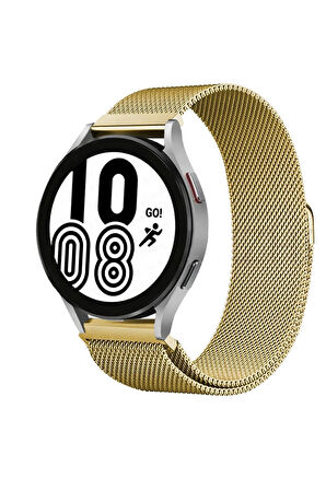 Watch 22mm Metal Mıknatıslı Kordon - Gold-(5796)