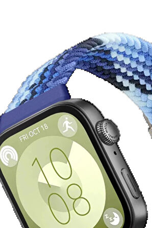 Huawei Fit 4 Star Kordon - Lacivert-Mavi-(5796)