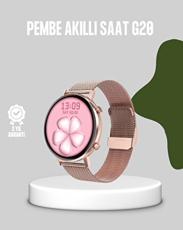 Akıllı Saat – Bluetooth 5.0 Suya Dayanıklı Kablosuz Şarj