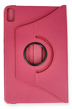 Huawei MatePad 10.4 Kılıf 360 Tablet Deri Kılıf - Pembe-(5796)