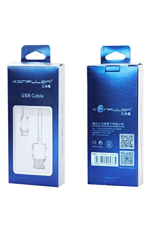 S05 Lightning Kablo iphone Uyumlu 1M 2.1A-(5796)