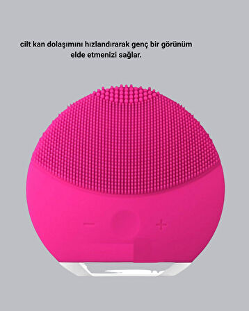3 Fonksiyonlu Yüz Temizleme ve Masaj Cihazı – Su Geçirmez Şarjlı Ölü Deri T
