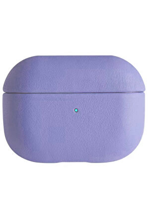 Airpods 3 (3.nesil) 405 Deri Kılıf - Lila-(5796)