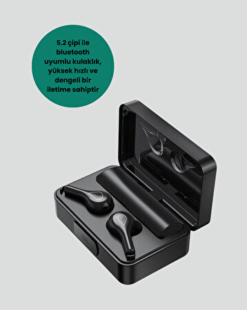 IPX Su Geçirmez Hifi Ses Kaliteli Dokunmatik Kulaklık