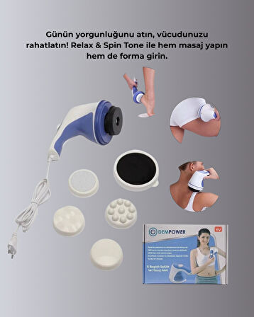 Ev Tipi Profesyonel Masaj Aleti – Tüm Vücut İçin Uygun