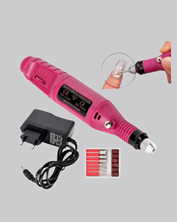 Profesyonel Tırnak Matkap Makinesi – USB Şarjlı Ayarlanabilir Hız Düşük Tit