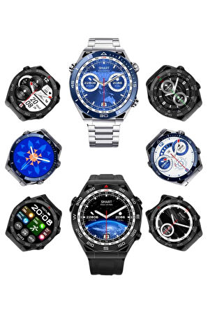 Akıllı Saat 1.62 İnç Ultimate Nabız Sensörlü Sesli Görüşme Yapabilen