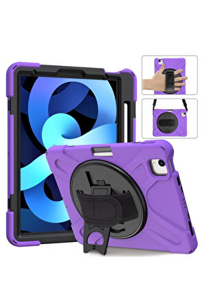 iPad Pro 11 (2020) Kılıf Amazing Tablet Kapak - Mor-(5796)