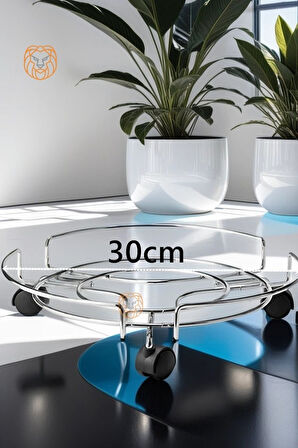 HSNET Tekerlekli Alüminyum Tüp ve Damacana Altlığı