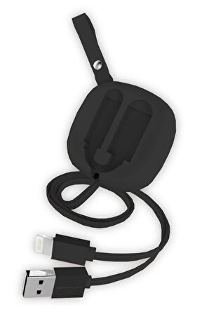 S80 Lightning Kablo iphone Uyumlu 20cm-1M 2A - Siyah-(5796)