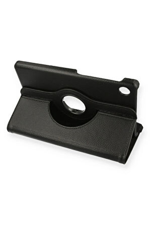 Huawei MatePad T8 8 Kılıf 360 Tablet Deri Kılıf - Siyah-(5796)