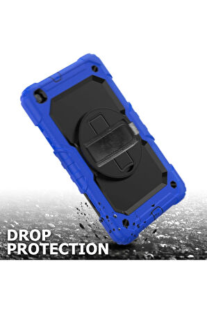 Samsung Galaxy T290 Tab A 8 Kılıf Pars Tablet Kapak - Mavi-(5796)