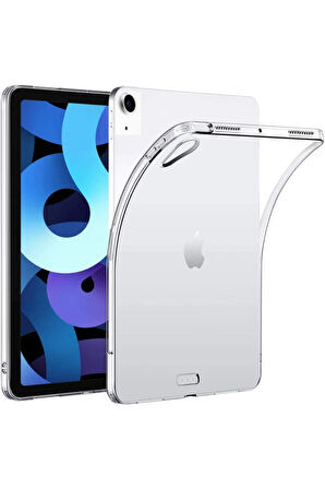 iPad Air 5 (2022) Kılıf Tablet Şeffaf Silikon-(5796)