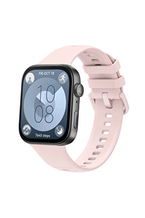 Huawei Watch Fit 3 Klasik Kordon - Pudra-(5796)